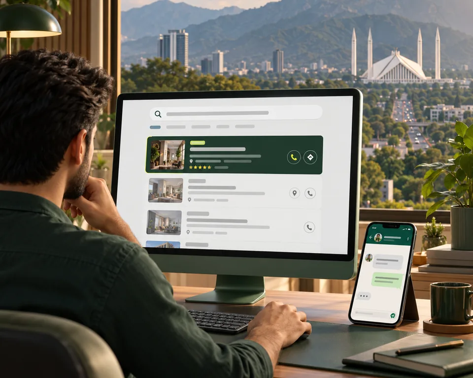 Illustrative Pakistan business and digital customer journey